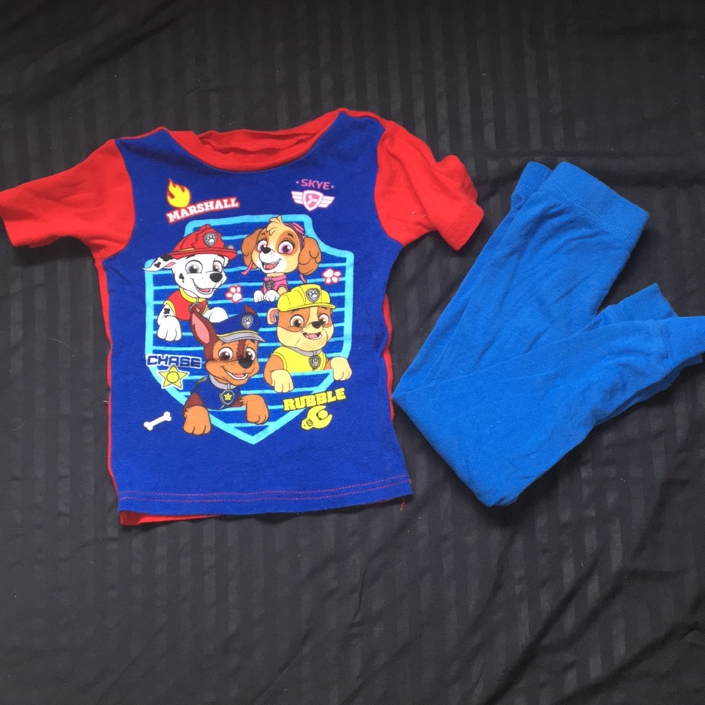 4t paw patrol jammies!!!